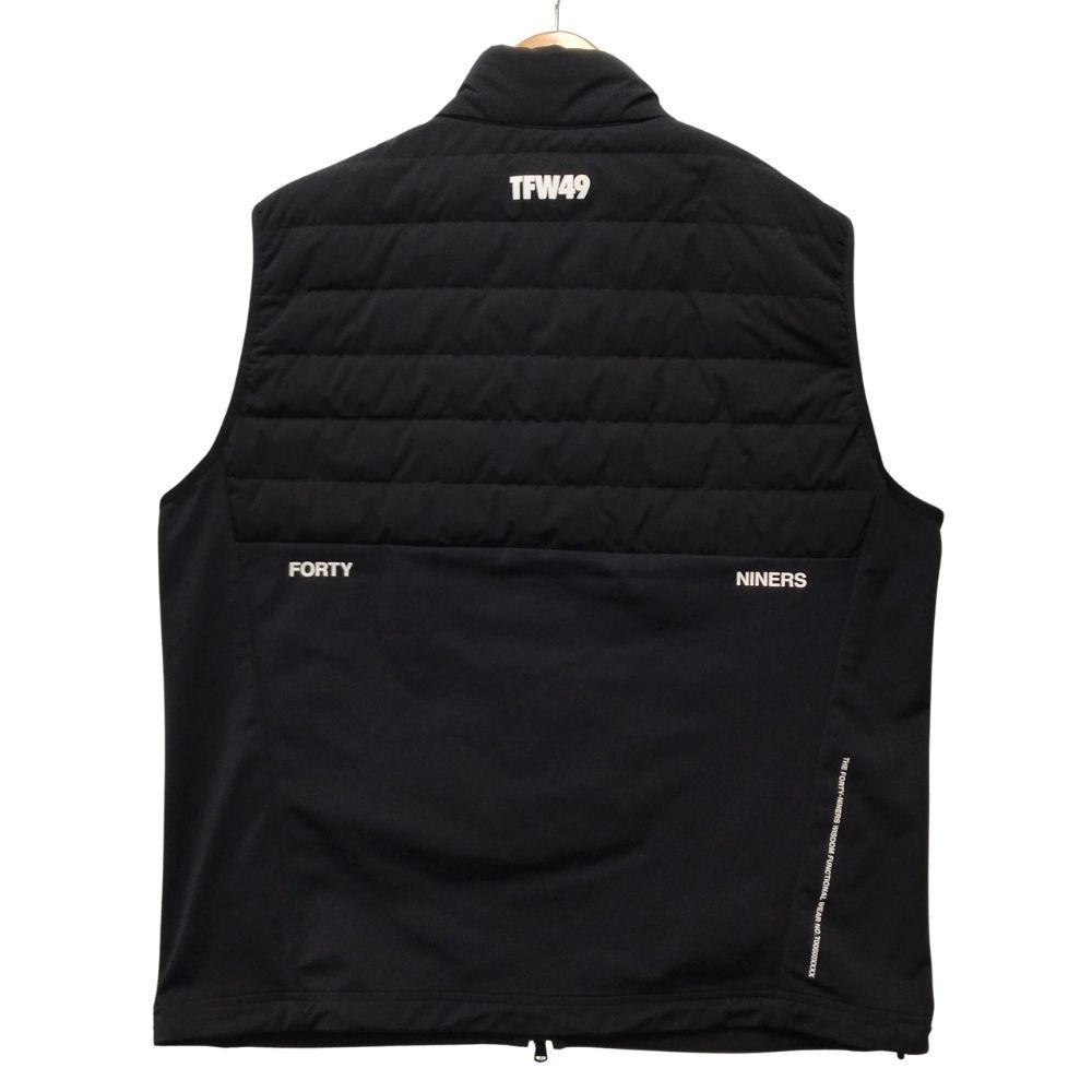 TFW49 ティーエフダブリューフォーティーナイン 品番 T042420020 SHIELD WARMER VEST 薄手 ダウンベス ブラック サイズ XL 52794