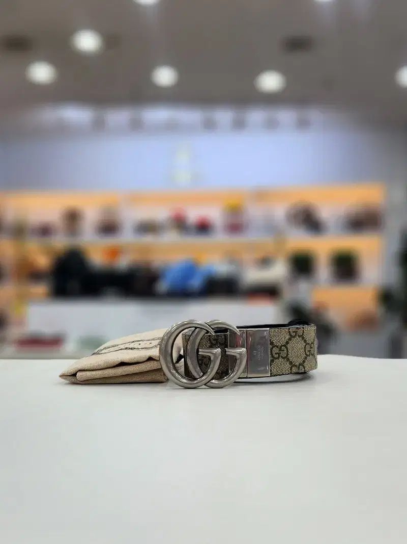 グッチ ダブル G マーモント リバーシブル ベルト 627055