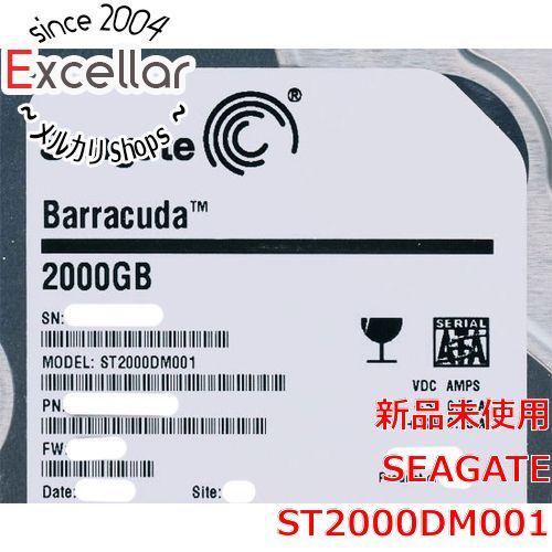 bn 7 SEAGATE製HDD ST2000DM001 2TB SATA600 7200