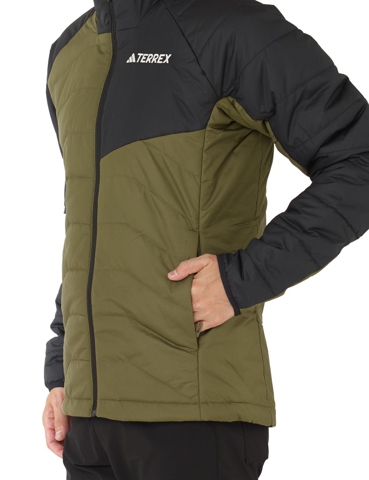 アディダス ジャケット テレックス マルチシンセティック インサレーテッドジャケット JMS 25 メンズ ブラック オリーブストレータ IM 8205 J 2 XL