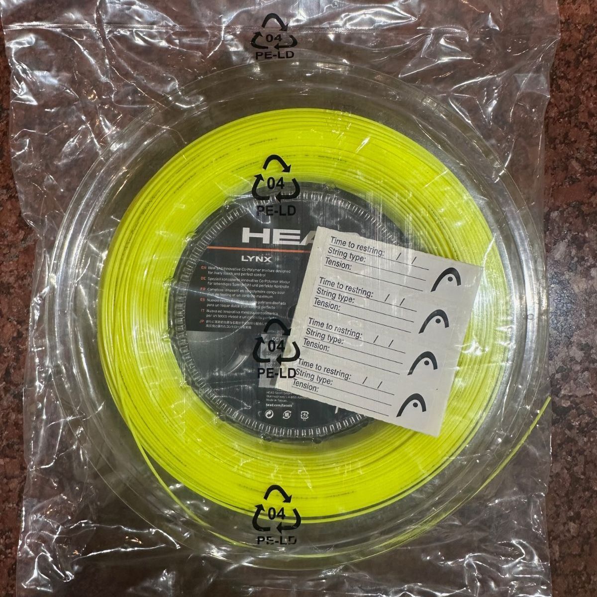 55 OFF ヘッド HEAD LYNX ロールガット200ｍ イエロー 281794