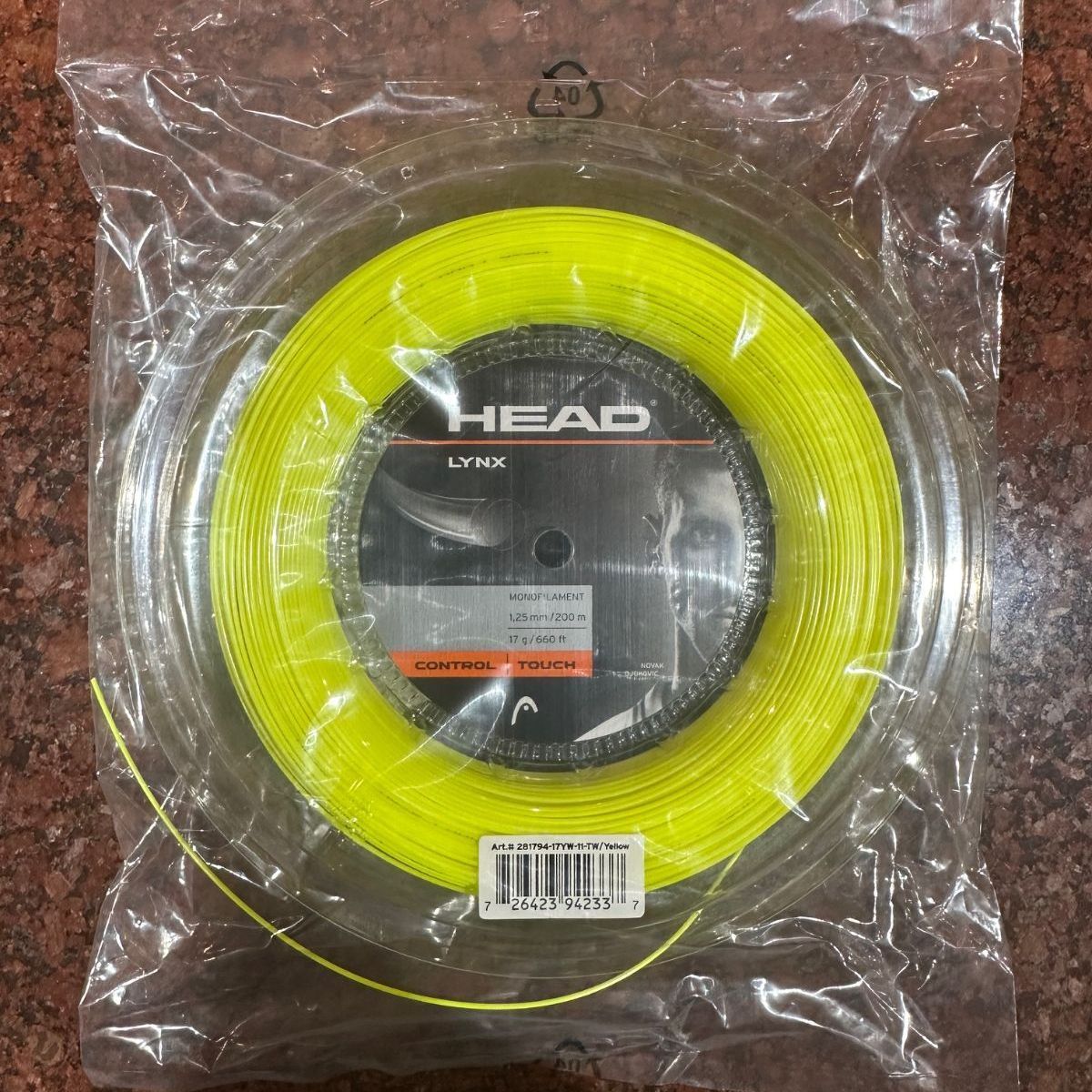 55 OFF ヘッド HEAD LYNX ロールガット200ｍ イエロー 281794