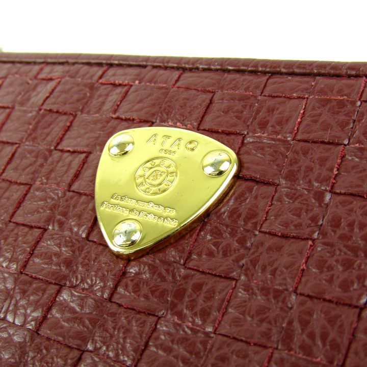  アタオ 長財布 L字ファスナー ウォレット ブランド レディース レッドブラウン ATAO その他 小物