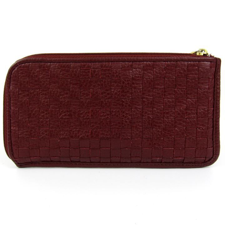 アタオ 長財布 L字ファスナー ウォレット ブランド レディース レッドブラウン ATAO