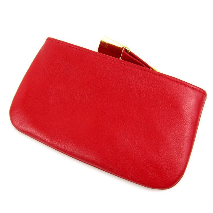 ロエベ コインケース 小銭入れ ロゴ 財布 ウォレット ブランド レディース レッド LOEWE