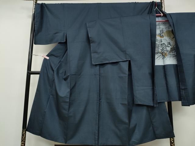 平和屋着物 男性 本場大島紬 アンサンブル 100亀甲 総詰め 正絹 CAAZ2559ut