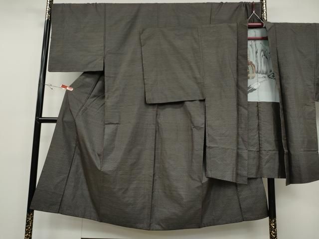 平和屋着物 男性 本場大島紬 アンサンブル 吉祥文 正絹 CAAZ2560ut