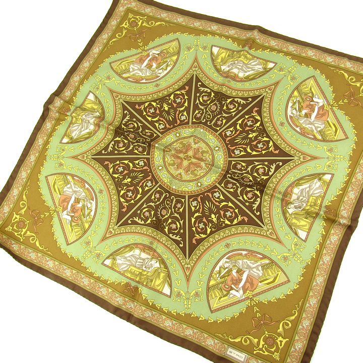  エトロ スカーフ シルク イタリア製 ペイズリー ブランド メンズ ブラウン ETRO その他 小物