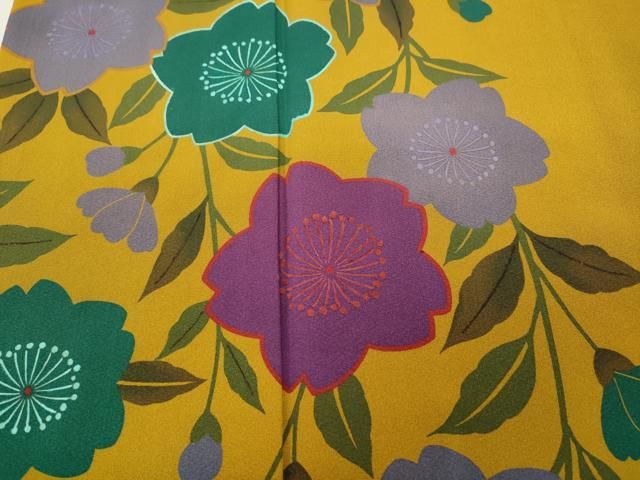  平和屋着物 豪華振袖 枝花文 鈴乃屋扱い 正絹 ut 振袖 着物