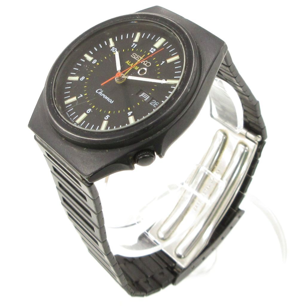 セイコー SEIKO クロノス アラーム 腕時計 5C23-6010 アナログウォッチ 