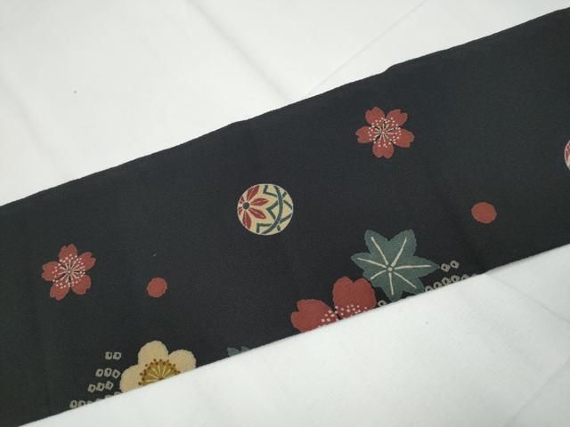 全通柄 九寸名古屋帯