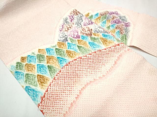 平和屋着物 名門 藤娘きぬたや 総絞り 九寸名古屋帯 遠山樹林文 正絹 hy