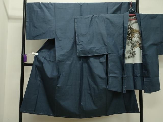 平和屋着物 男性 本場大島紬 アンサンブル 100亀甲 総詰め 正絹 CAAY8107gh