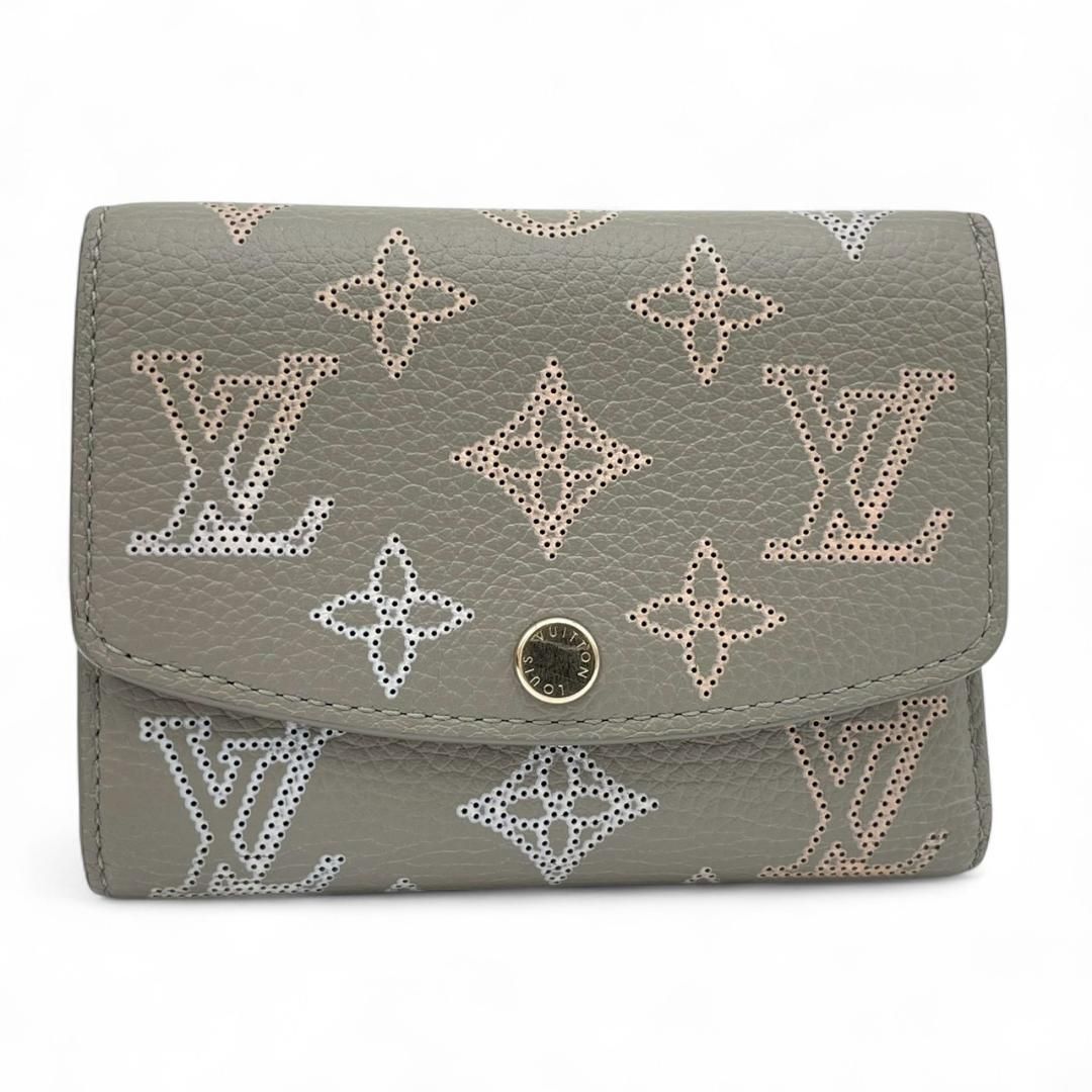 Y 超 ルイヴィトン 三つ折り財布 ポルトフォイユ･ヴィクトリーヌ モノグラム マヒナ M 82742