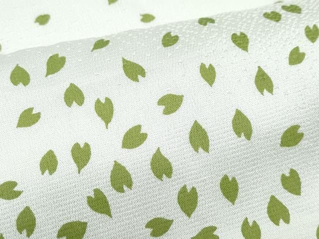 平和屋着物○長襦袢 無双仕立て 作家物 舞花弁 正絹 逸品 未使用