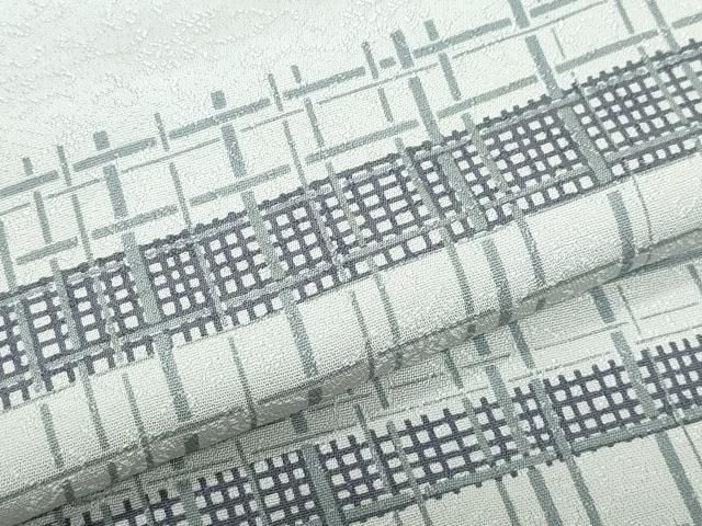  平和屋着物 上質な小紋 吉祥横段文 正絹 vf 小紋 着物