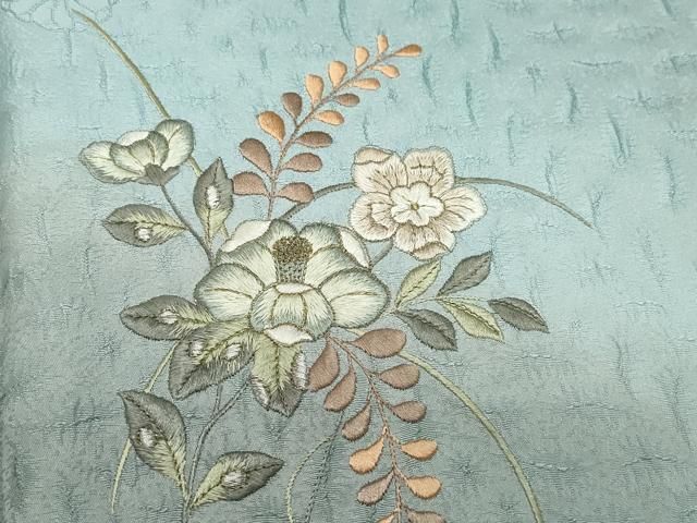 平和屋着物○訪問着 総刺繍 辻が花 暈し染め 金銀糸 正絹 逸品