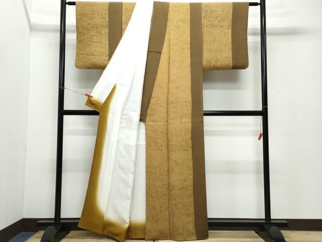 上質な小紋 杢目絞り