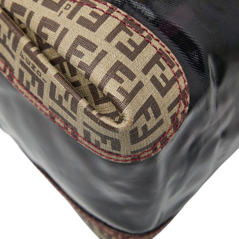 フェンディ ズッカ トートバッグ ハンドバッグ 8BL096 ブラウン