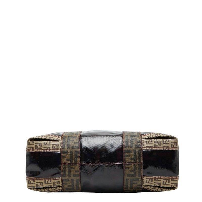 フェンディ ズッカ トートバッグ ハンドバッグ 8BL096 ブラウン