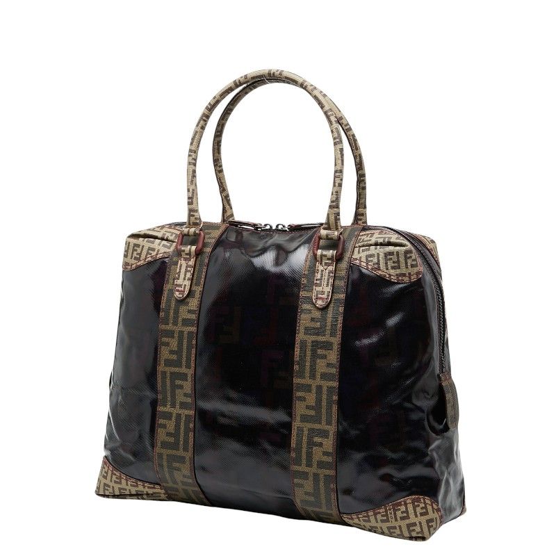 フェンディ ズッカ トートバッグ ハンドバッグ 8BL096 ブラウン