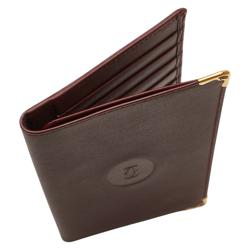  カルティエ マストライン ボルドー ワインレッド レザー レディース CARTIER 228-28946 その他 小物