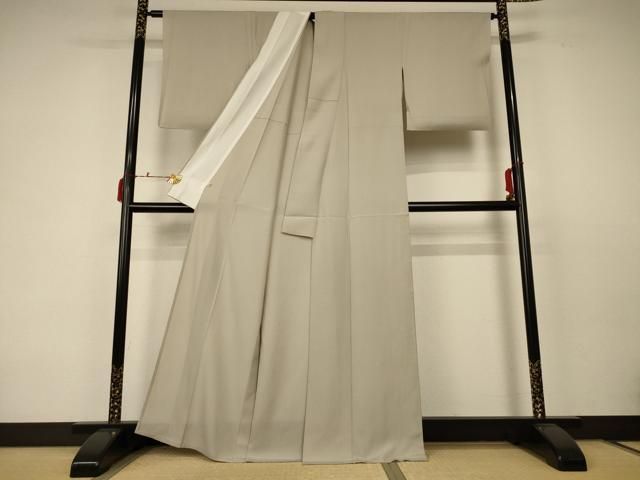 平和屋着物 夏物 色無地 絽 白橡色 高島屋扱い 正絹 jd