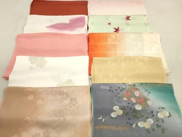 平和屋着物★和装小物　帯揚げ10枚セット　正絹　逸品　DAAX2375xg 平和屋着物☆和装小物 帯揚げ10枚セット 正絹 逸品 DAAX2375xg 平和屋2