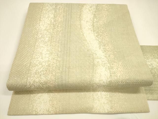 平和屋着物 夏物 九寸名古屋帯 霞間道 正絹 cm