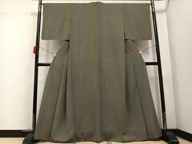 平和屋着物 上質な小紋 鹿の子文 正絹 ph