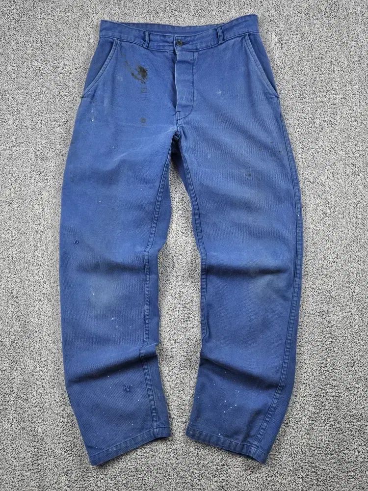 ボタンフライ ペインティング フレンチ ウォーク パンツ 42 10152