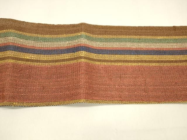  平和屋着物 夏物 八寸名古屋帯 紬地 間道 正絹 cm 名古屋帯 帯