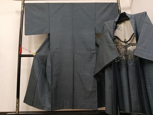 平和屋着物 男性 本場大島紬 アンサンブル 亀甲絣 正絹 AABC8059ph