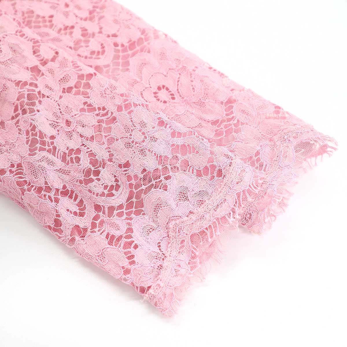 DOLCE&GABBANA ドルチェ＆ガッバーナ フラワーレース マキシドレス