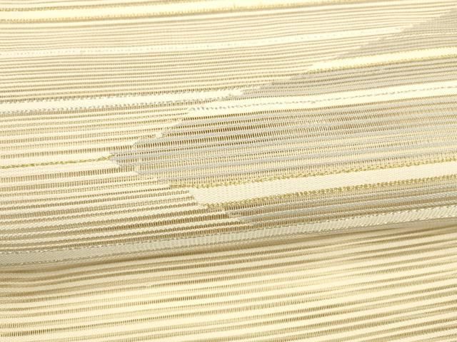  平和屋着物 夏物 八寸名古屋帯 絽綴れ 横段文 金銀糸 正絹 cm 名古屋帯 帯