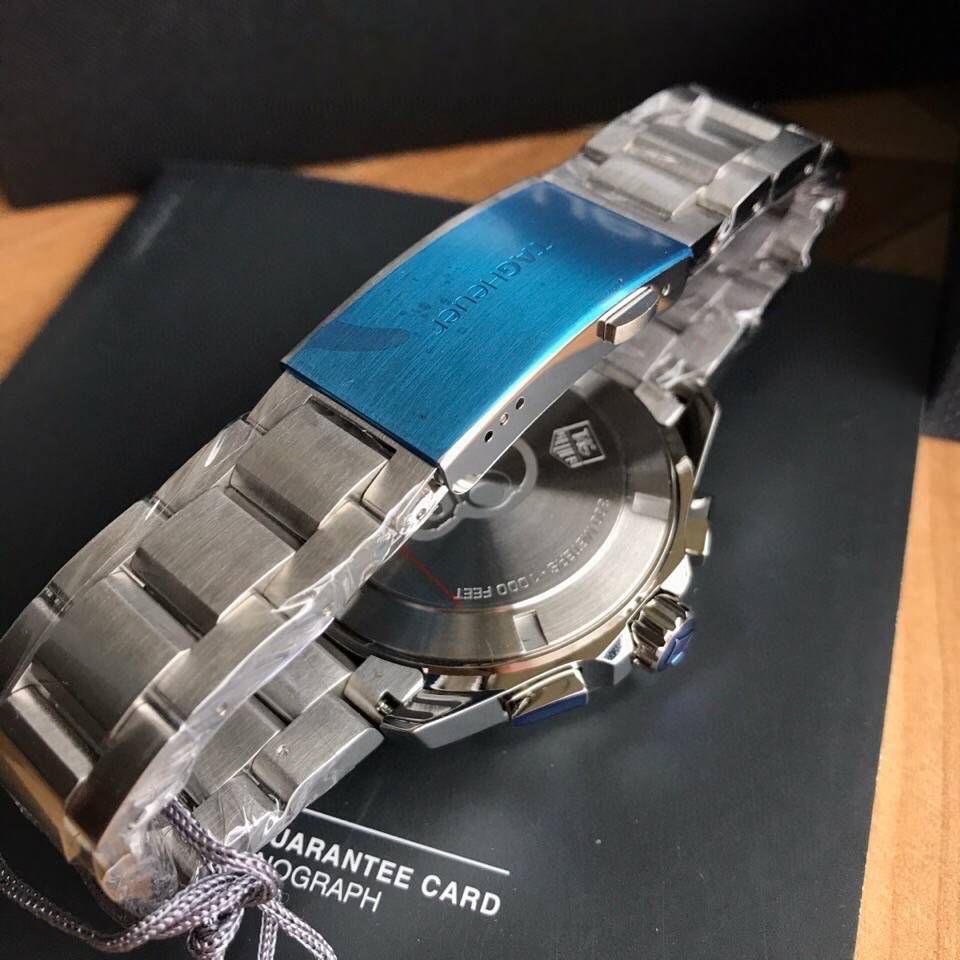 タグホイヤー アクアレーサー CAY1110.BA0927 クロノグラフ 43mm ブラック メンズ