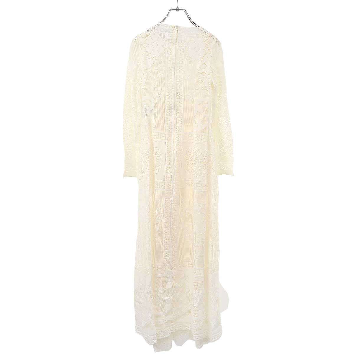 DOLCE&GABBANA ドルチェ＆ガッバーナ フラワーレースデザイン ドレス