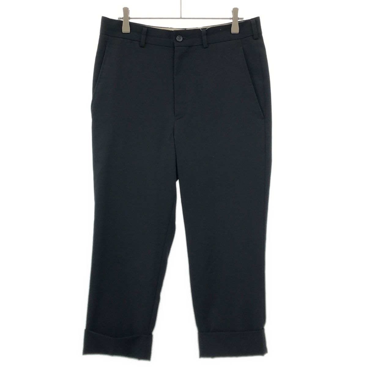 COMME des GARCONS コムデギャルソン 15SS テーパードウールパンツ GO-P017 ブラック S
