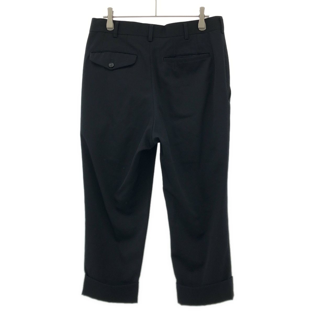 COMME des GARCONS コムデギャルソン 15SS テーパードウールパンツ GO-P017 ブラック S