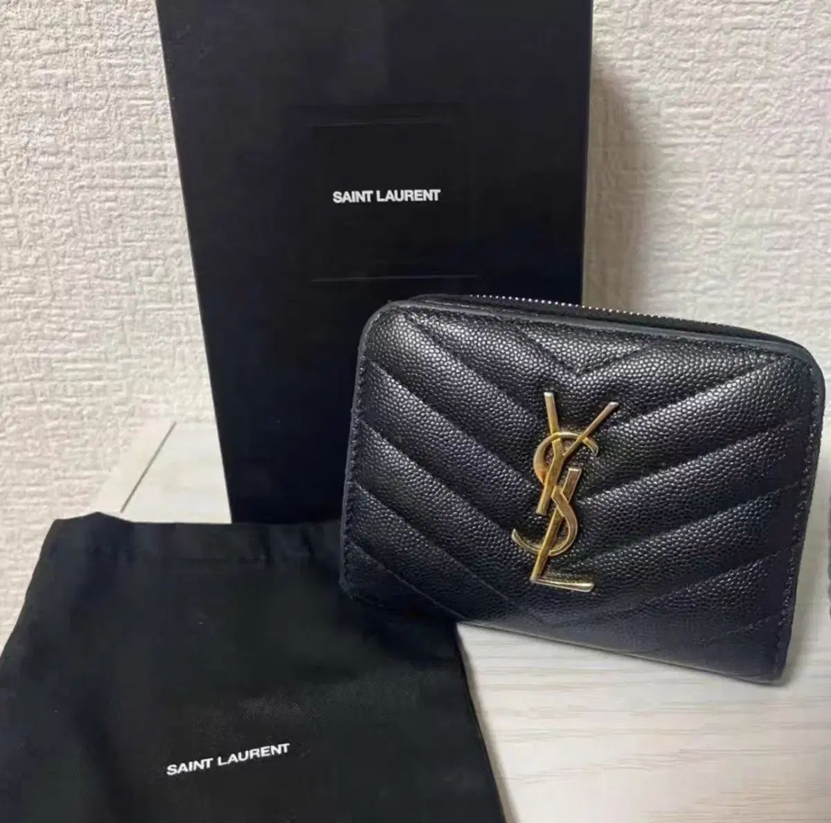 サンローラン ラメッセ リング ボックス ブラック フルセット