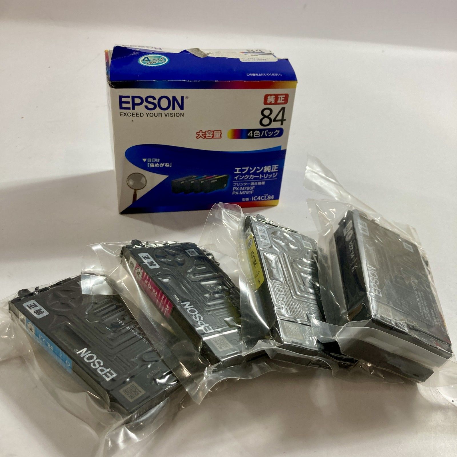☆ EPSON エプソン インクカートリッジ 純正 大容量4色パック IC4CL84