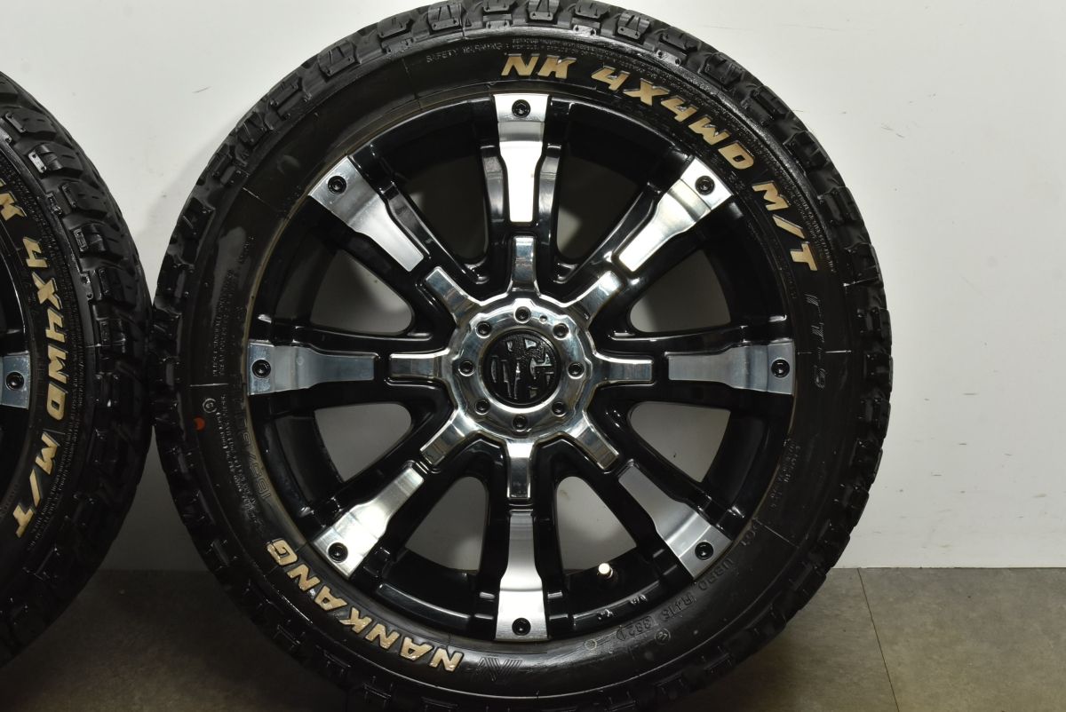  バリ溝 ホワイトレター付 マーテルギア MG ビースト 15 in 5 J 45 100 ナンカン NK 4 ED M T FT 9 165 60 R ハスラー デリカミニ 15インチ タイヤ ホイールセット