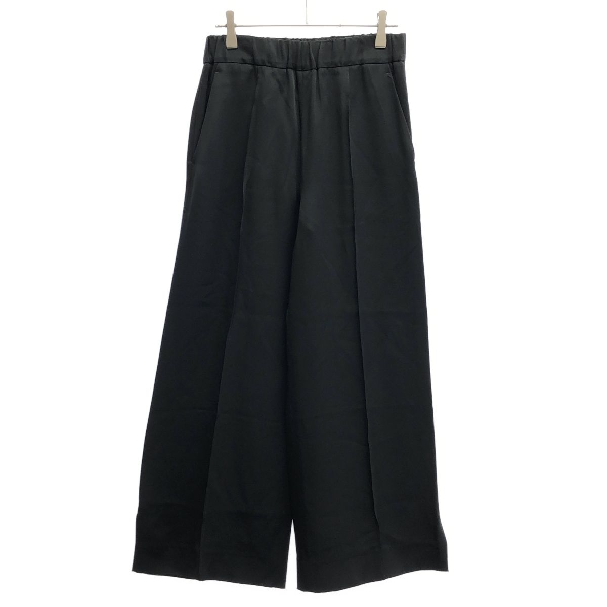 JIL SANDER ジルサンダー 24AW TROUSER 05 AW 30 FIT 2 ワイドトラウザーパンツ J02KA0181 J76018 ブラック 30