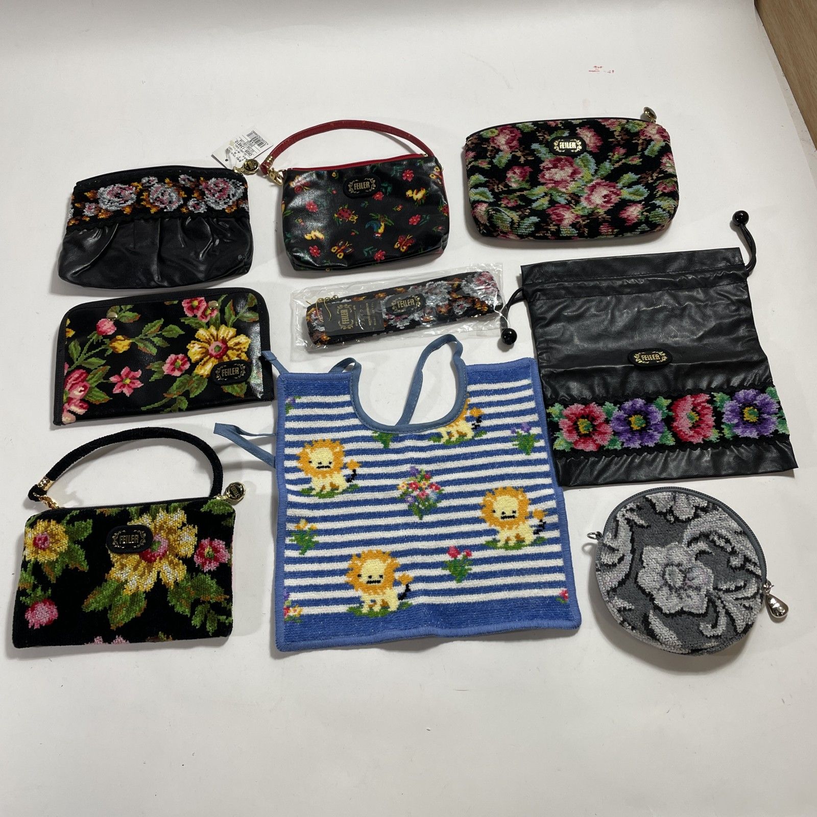 FEILER フェイラー 商品 44点 まとめ商品 トートバッグ ハンドバッグ ショルダーバッグ ハンカチ ポーチ など レディース 4kg