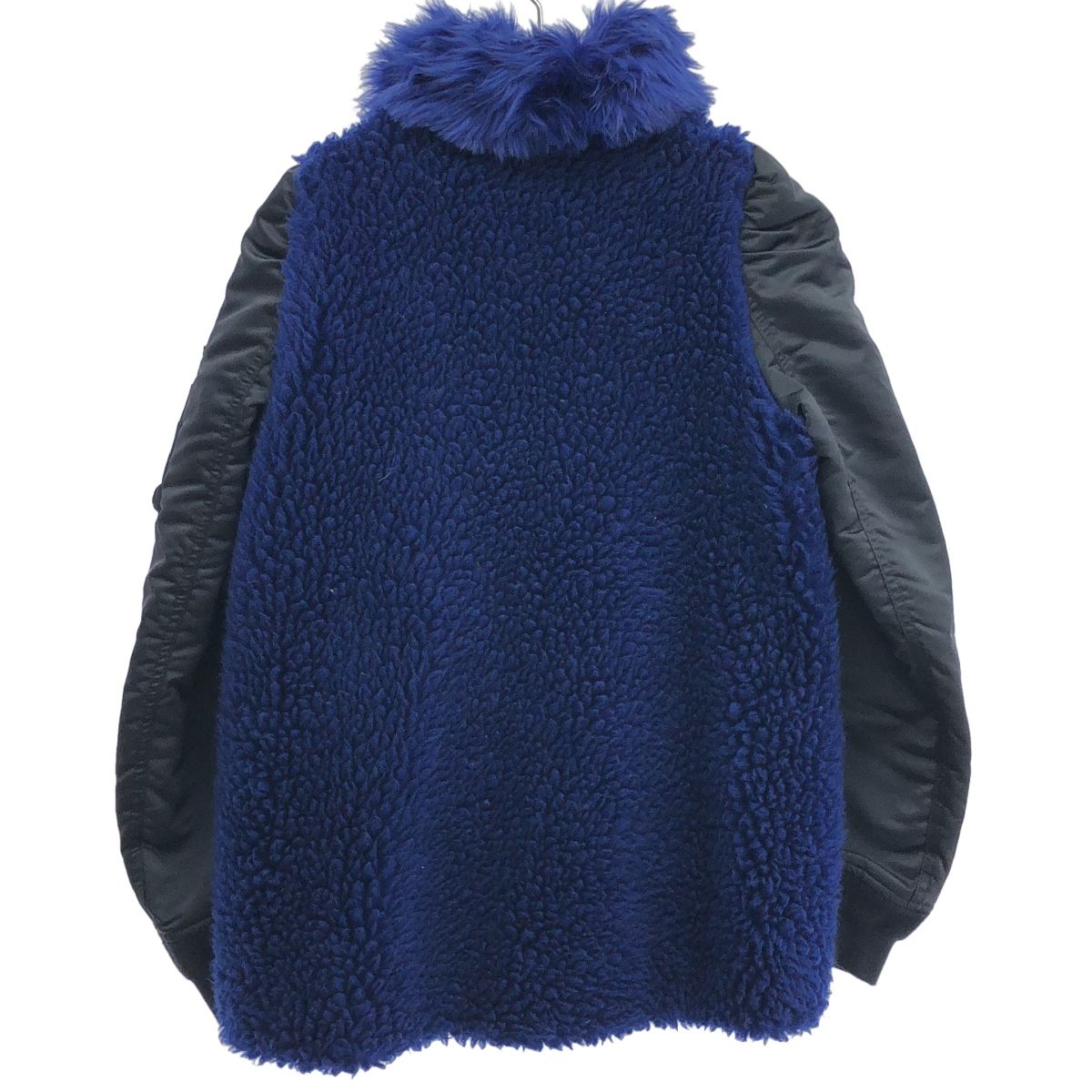 sacai サカイ 21AW フェイクファードッキングMA-1ジャケット 21-05872