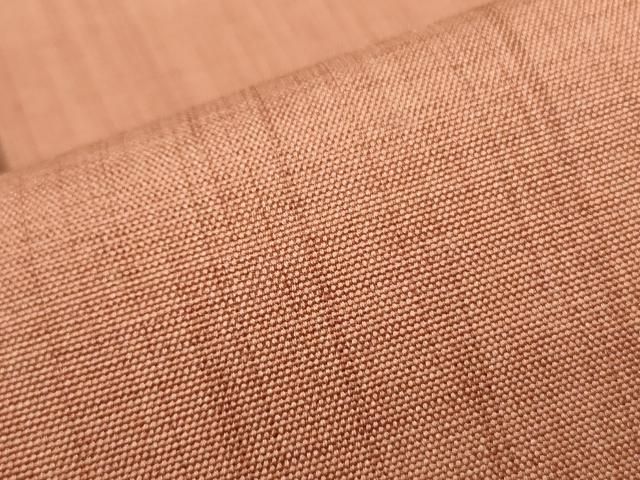  平和屋着物 半幅帯 紬地 洗朱色 正絹 op 半巾 半幅 小袋帯 帯