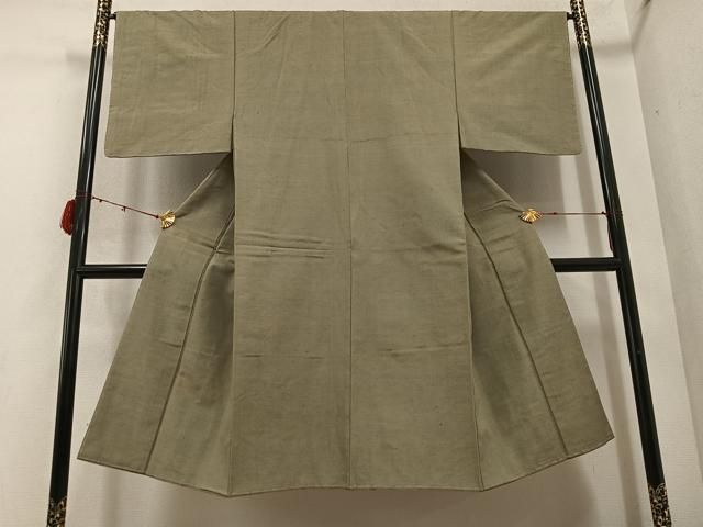 平和屋着物 男性 紬 アンサンブル 杢 正絹 AABC8070ph