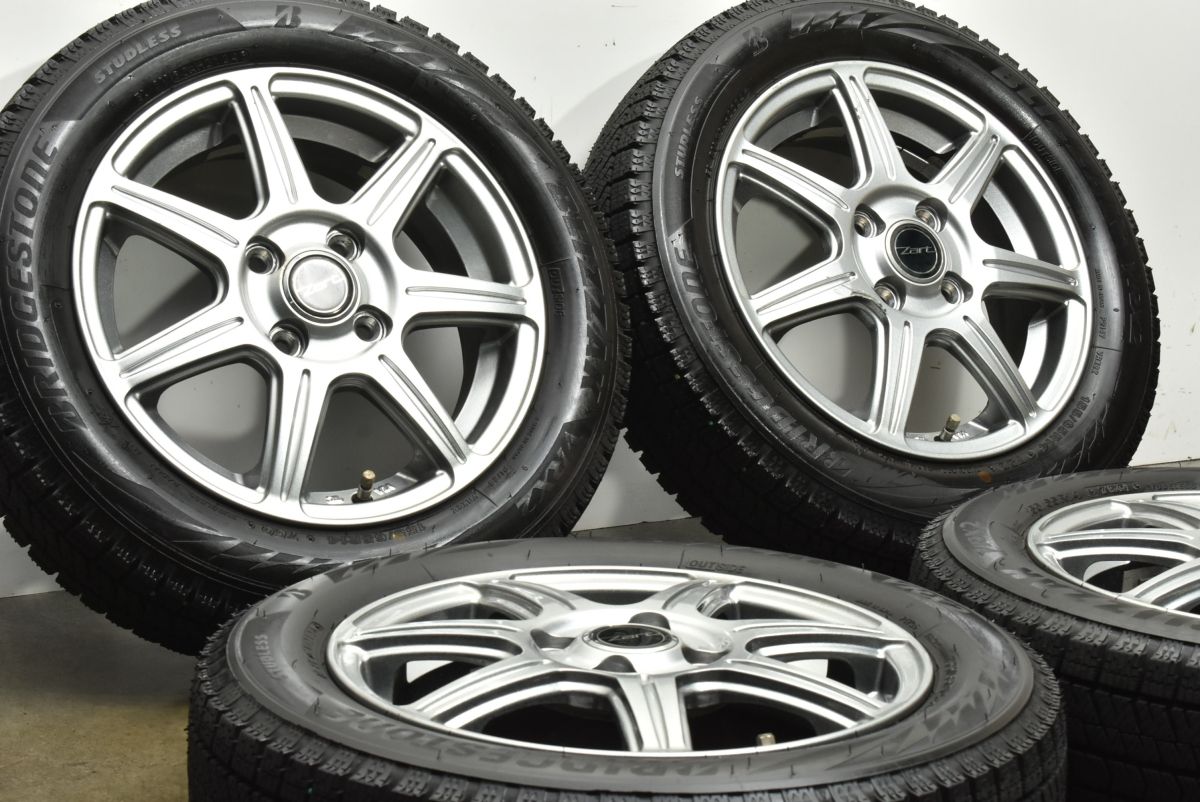 製 バリ溝 Zart 14 in 4 5 J 45 PCD 100 ブリヂストン ブリザック VRX 2 155 65 R N BOX ONE ピクシス ワゴンR スペーシア