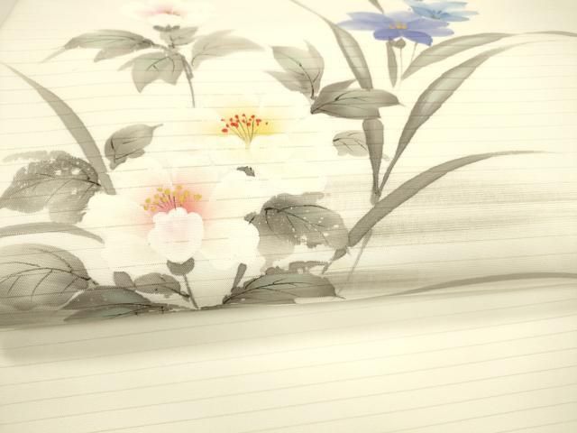  平和屋着物 夏物 九寸名古屋帯 手描き 草花文 cm 名古屋帯 帯