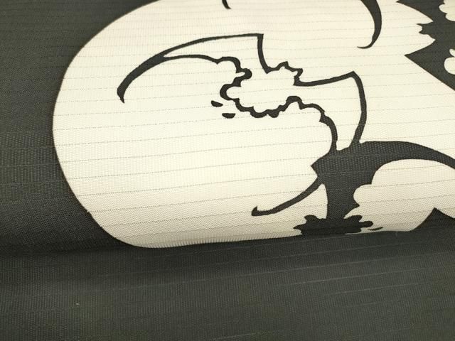  平和屋着物 夏物 九寸名古屋帯 蝙蝠 コウモリ 黒地 正絹 cm 名古屋帯 帯